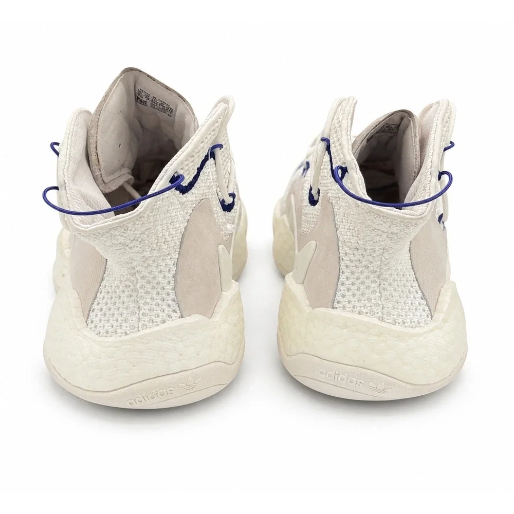 Adidas Crazy BYW LVL 1 Boost Basketball Shoes White Athletic Men's 10.5 CQ0992